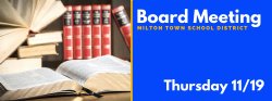MTSD Board Meeting, Thursday 11/19 @ 6pm